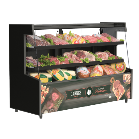 Balcão Refrigerado Visorâmico 2 Pistas Conservex 2M SEMINOVO